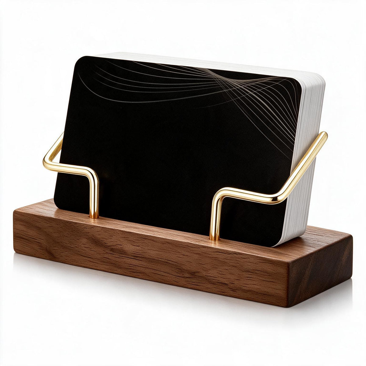 Business Card Holder Wood WoodsyPro