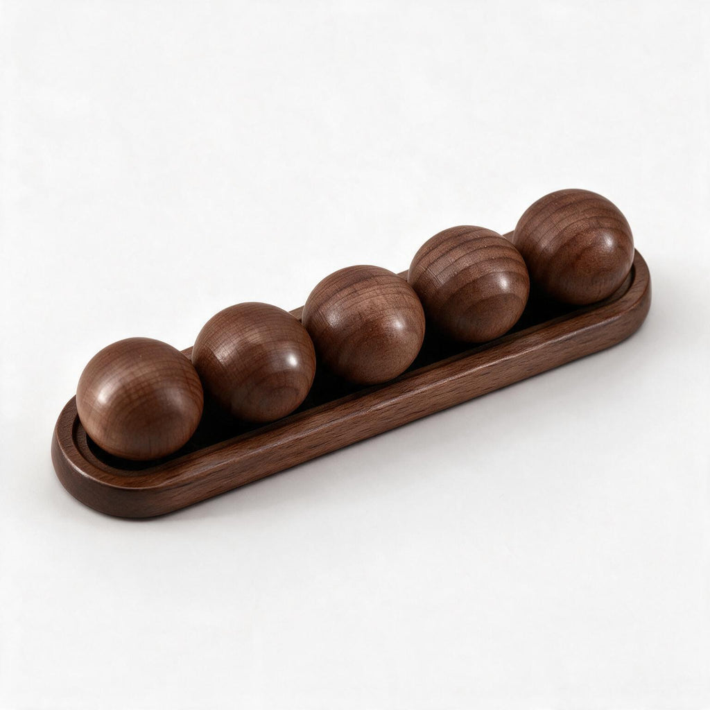 Wood Cable Organiser with Balls Magnet