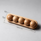 Wood Cable Organiser with Balls Magnet