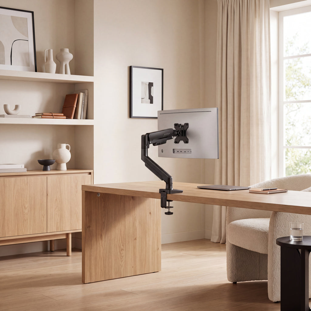 Monitor Arm Heavy-Duty WoodsyPro Motion