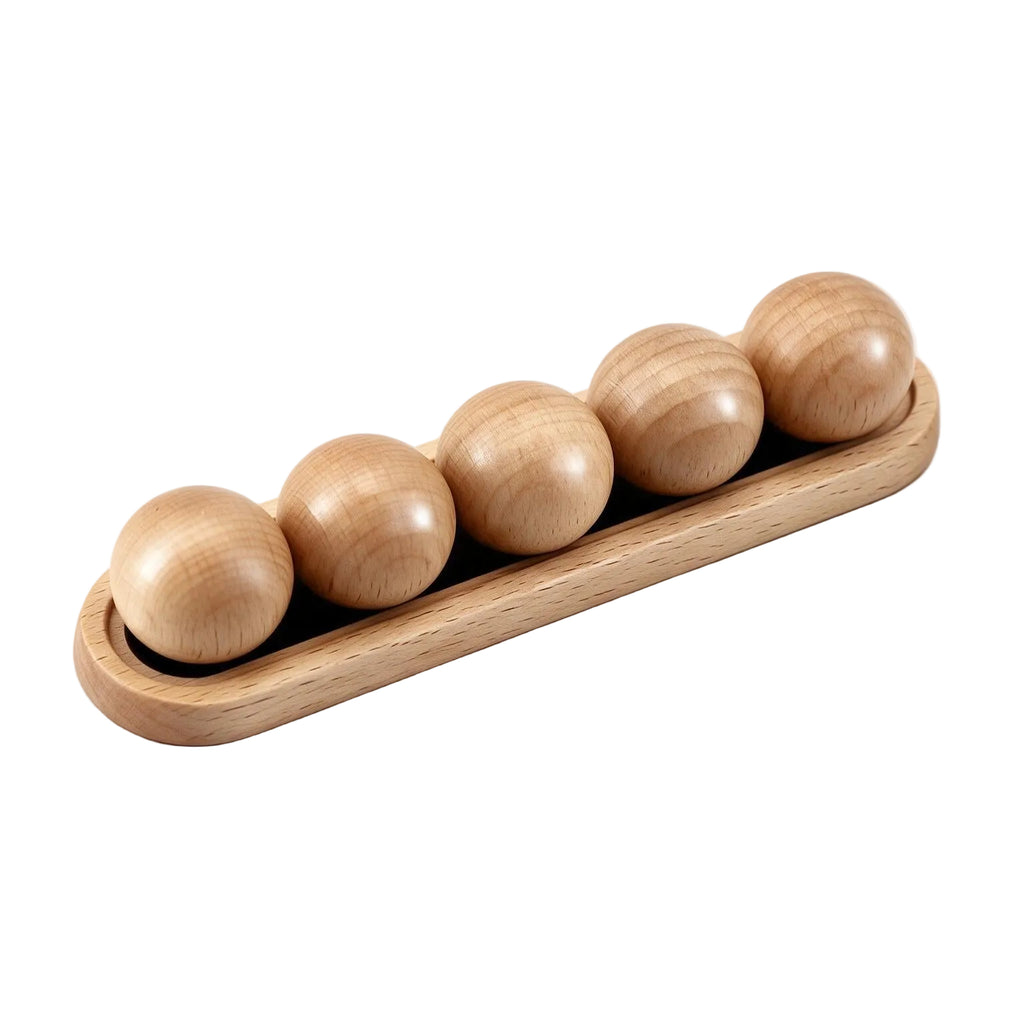 Wood Cable Organiser with Balls Magnet