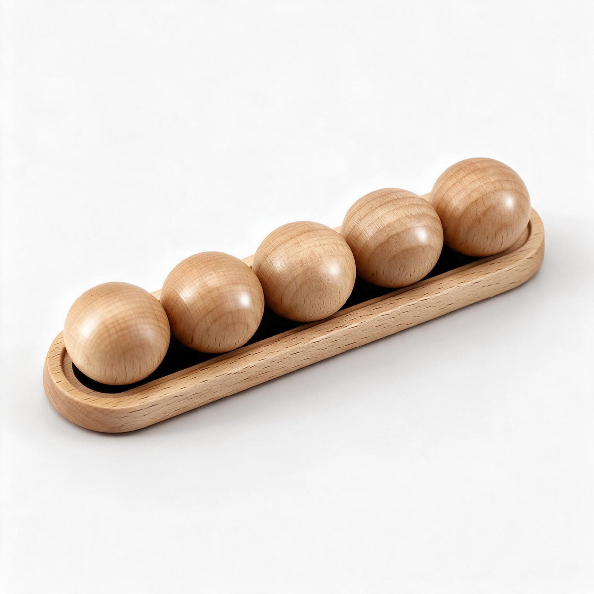 Wood Cable Organiser with Balls Magnet