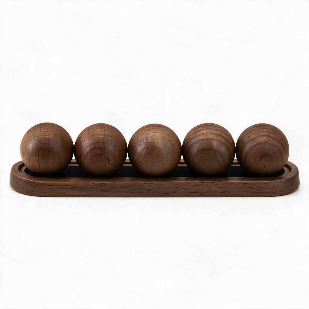 Wood Cable Organiser with Balls Magnet